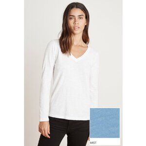 Velvet Originals Blaire V Neck Long Sleeve Shirt